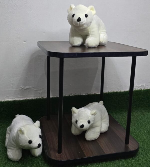Anime-Themed Polar Bear Plush Toy – Soft Lycra Stuffed Animal Pillow