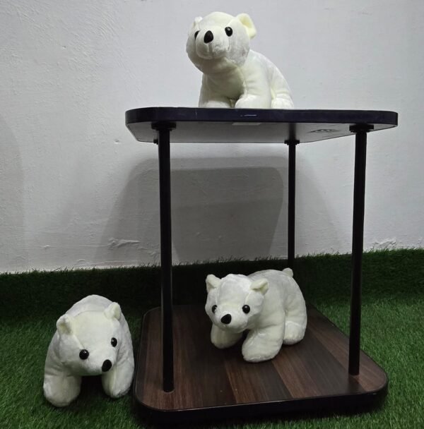 Anime-Themed Polar Bear Plush Toy – Soft Lycra Stuffed Animal Pillow - Image 2