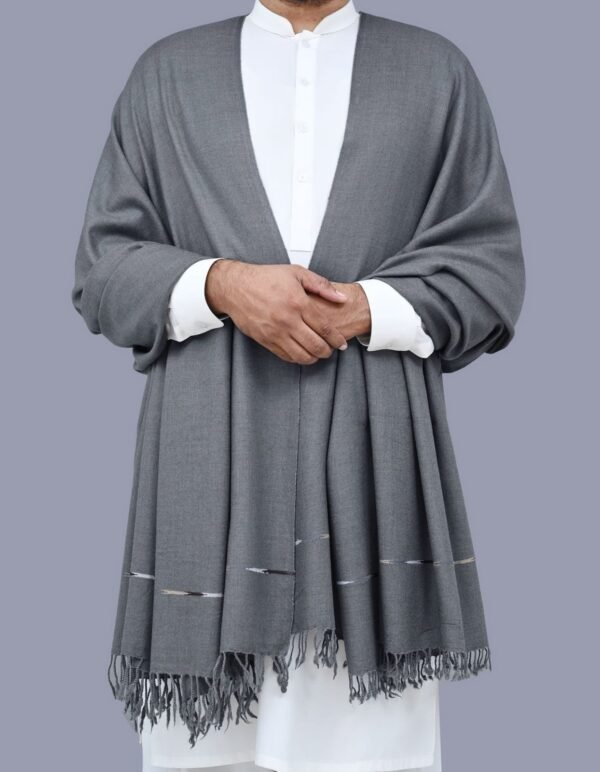 Men’s Wool Shawl – 100% Pure Warmth & Elegance - Image 4