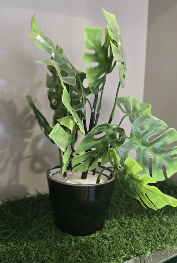 Artificial Plant with Container – Tabletop Home Decor for Spring & Summer